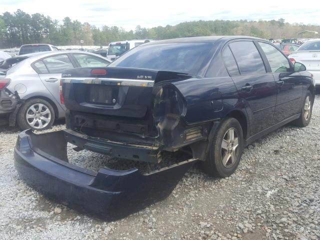 1G1ZT548X4F138135 - 2004 CHEVROLET MALIBU LS ლურჯი ფოტო 4
