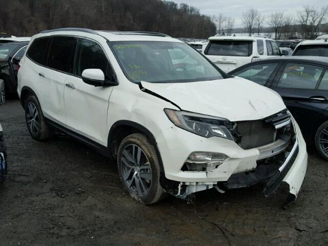 5FNYF6H07HB028027 - 2017 HONDA PILOT ELIT WHITE photo 1