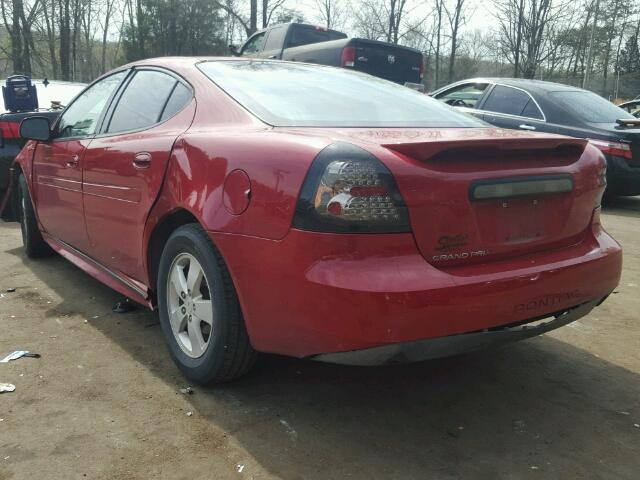 2G2WP552X81121796 - 2008 PONTIAC GRAND PRIX Qırmızı foto 3