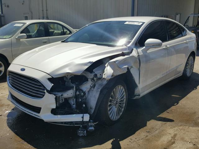 3FA6P0K98GR136538 - 2016 FORD FUSION TIT WHITE photo 2