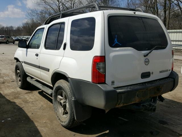 5N1ED28Y63C646724 - 2003 NISSAN XTERRA XE WHITE photo 3