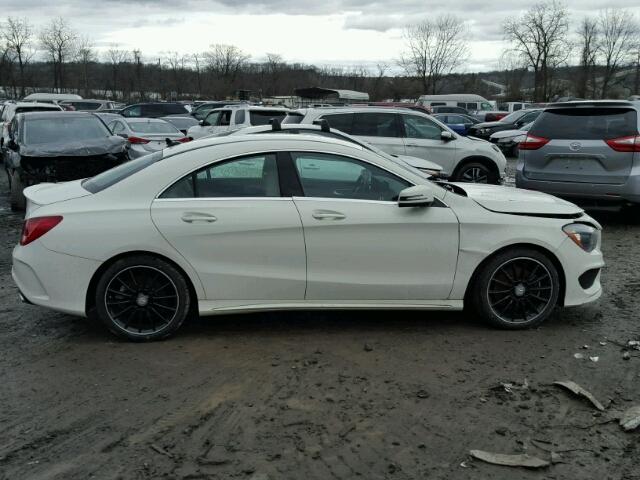 WDDSJ4EB0FN226225 - 2015 MERCEDES-BENZ CLA 250 WHITE photo 9