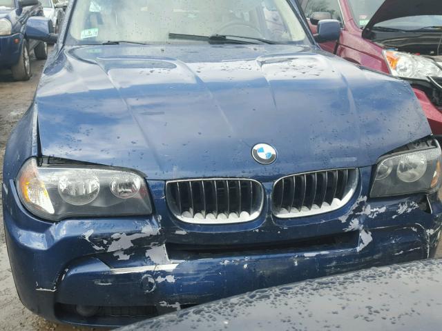 WBXPA93446WA32671 - 2006 BMW X3 3.0I BLUE photo 7