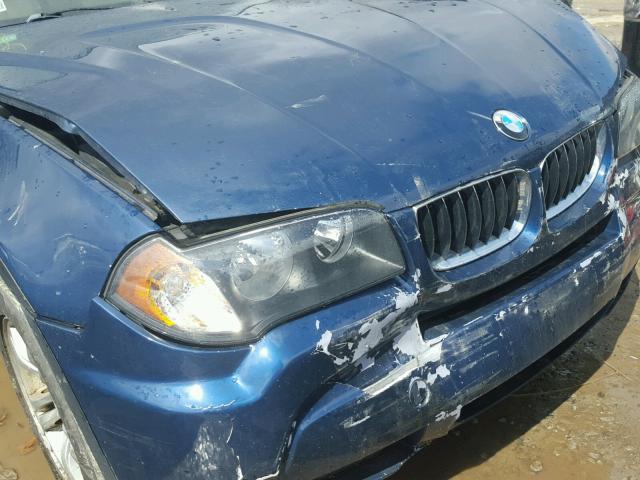 WBXPA93446WA32671 - 2006 BMW X3 3.0I BLUE photo 9