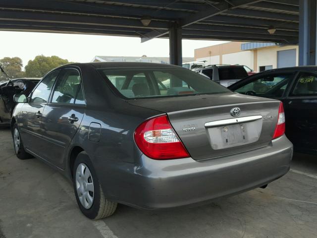 4T1BE32K54U839453 - 2004 TOYOTA CAMRY LE CHARCOAL photo 3