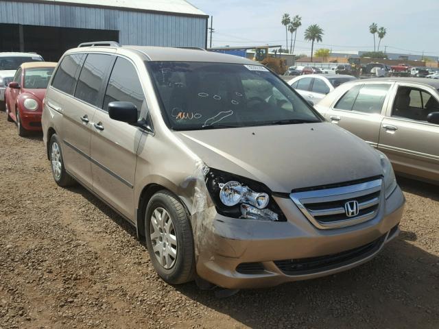 5FNRL382X7B023318 - 2007 HONDA ODYSSEY LX GOLD photo 1