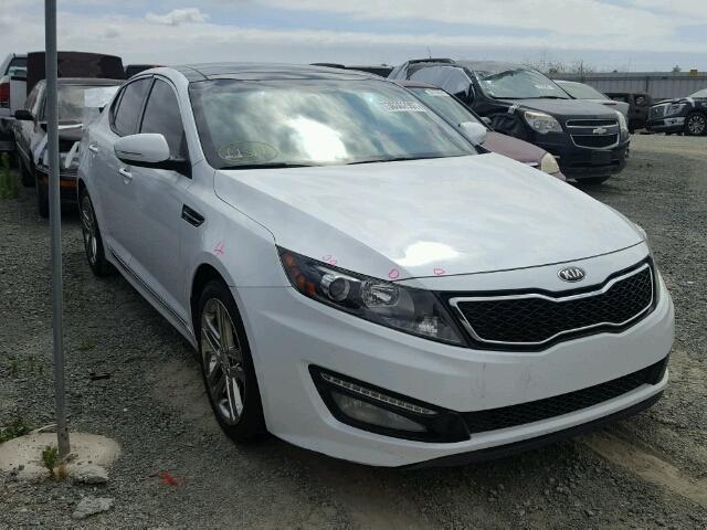 5XXGR4A62DG214524 - 2013 KIA OPTIMA SX WHITE photo 1