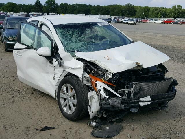 KNADN5A31D6126683 - 2013 KIA RIO EX WHITE photo 1