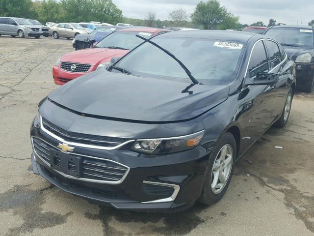 1G1ZB5ST8GF220959 - 2016 CHEVROLET MALIBU LS შავი ფოტო 2
