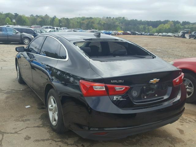 1G1ZB5ST8GF220959 - 2016 CHEVROLET MALIBU LS შავი ფოტო 3