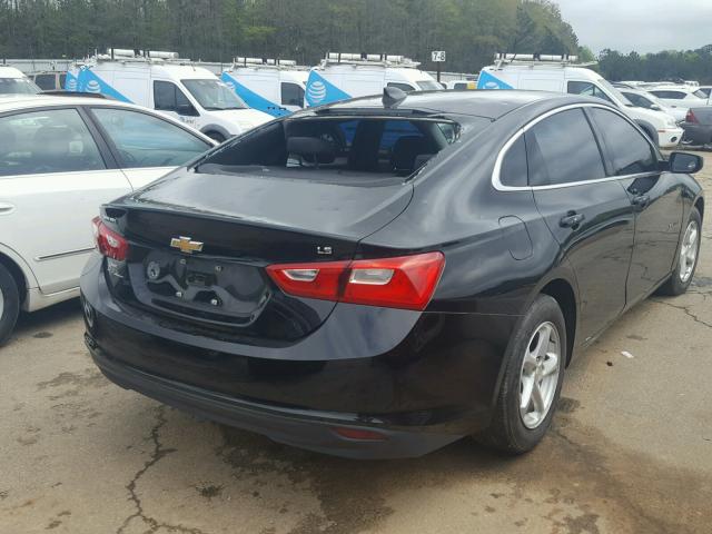 1G1ZB5ST8GF220959 - 2016 CHEVROLET MALIBU LS შავი ფოტო 4