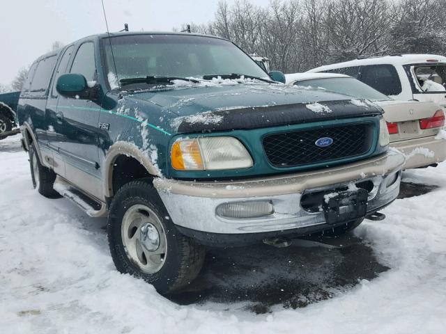 1FTDX18W3VKC02225 - 1997 FORD F150 GREEN photo 1