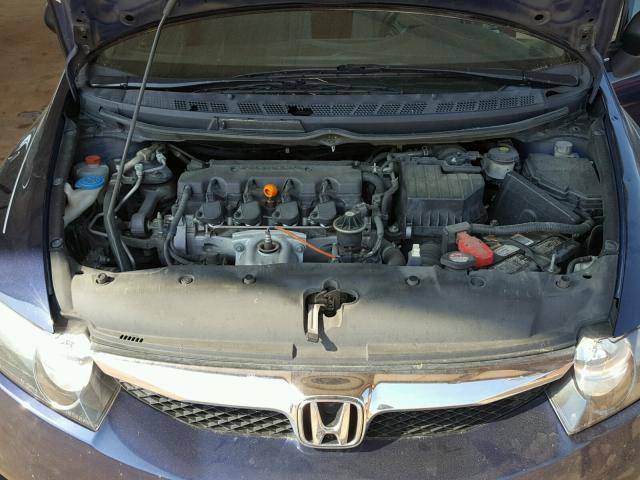 2HGFA1E38AH550979 - 2010 HONDA CIVIC VP BLUE photo 7