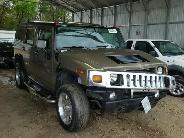 5GRGN23U45H130008 - 2005 HUMMER H2 GREEN photo 1