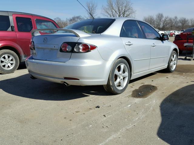 1YVHP80C575M47552 - 2007 MAZDA MAZDA 6 SILVER photo 4