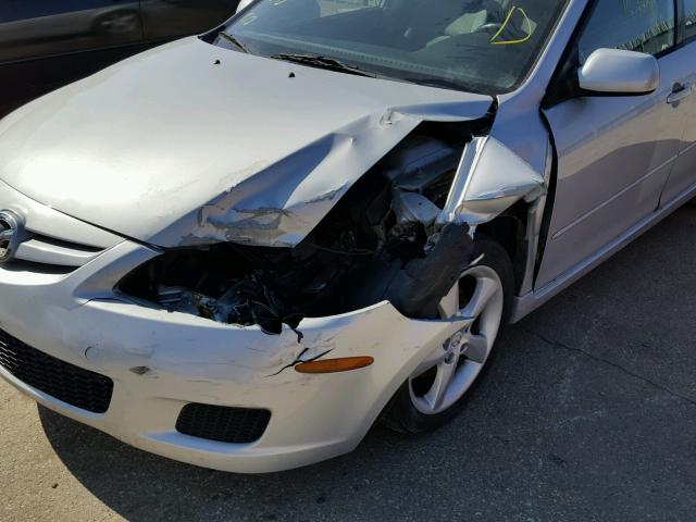 1YVHP80C575M47552 - 2007 MAZDA MAZDA 6 SILVER photo 9