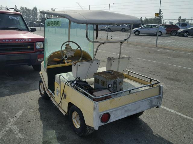 J2860 - 1968 GOLF GOLF CART YELLOW photo 3