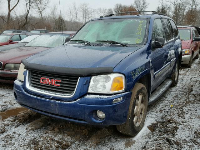 1GKDT13S252134861 - 2005 GMC ENVOY BLUE photo 2