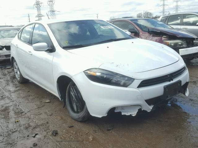 1C3CDFBB4FD275489 - 2015 DODGE DART SXT WHITE photo 1