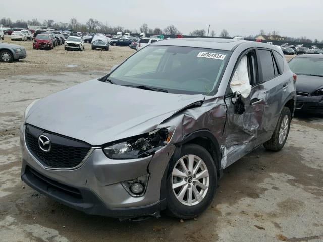 JM3KE2CY6E0382640 - 2014 MAZDA CX-5 TOURI SILVER photo 2