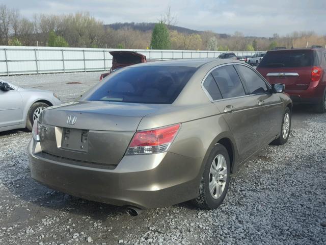 JHMCP26458C060833 - 2008 HONDA ACCORD LXP TAN photo 4