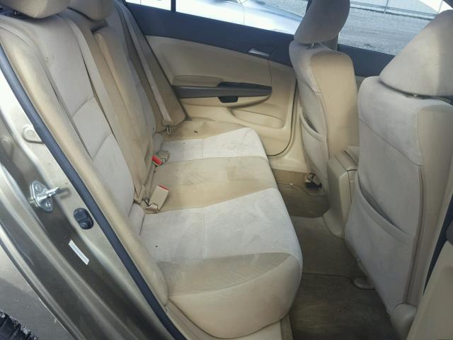 JHMCP26458C060833 - 2008 HONDA ACCORD LXP TAN photo 6