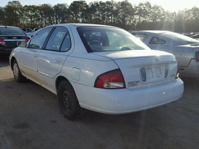 3N1CB51DXYL312933 - 2000 NISSAN SENTRA BAS WHITE photo 3