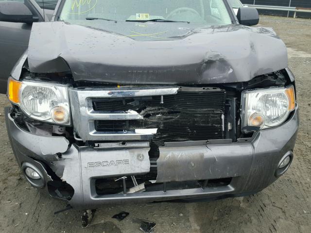 1FMCU0D71CKA38172 - 2012 FORD ESCAPE XLT GRAY photo 9