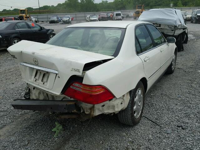 JH4KA9651YC008873 - 2000 ACURA 3.5RL WHITE photo 4