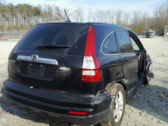 5J6RE4H72BL104812 - 2011 HONDA CR-V EXL BLACK photo 4