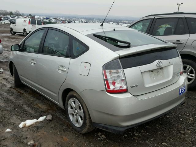 JTDKB20U853035196 - 2005 TOYOTA PRIUS SILVER photo 3