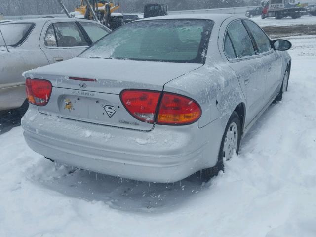 1G3NK52F54C241331 - 2004 OLDSMOBILE ALERO GX SILVER photo 4