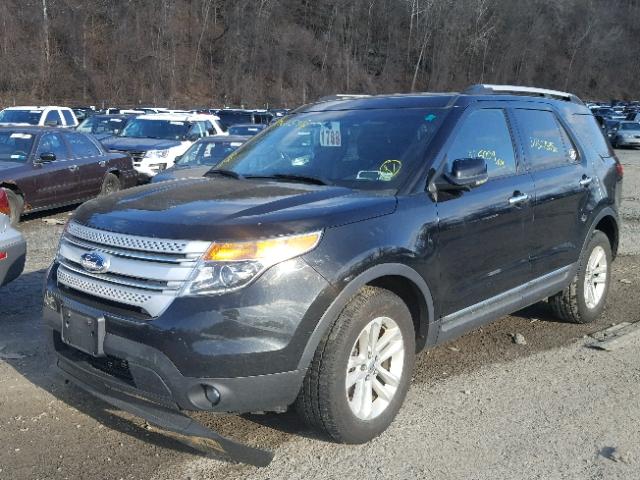 1FMHK8D80BGA40726 - 2011 FORD EXPLORER X BLACK photo 2