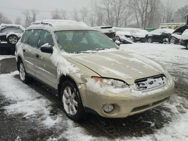 4S4BP61C266356600 - 2006 SUBARU LEGACY OUT TAN photo 1