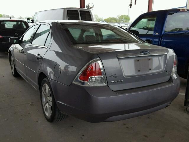 3FAFP08Z36R114937 - 2006 FORD FUSION SEL GRAY photo 3