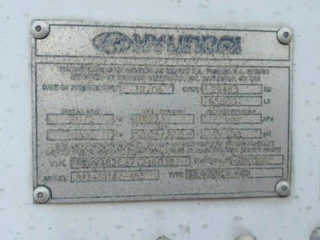 3H3V482C37T246038 - 2007 TRAIL KING UTILITY WHITE photo 10