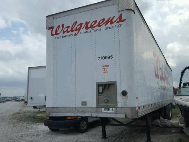 3H3V482C37T246038 - 2007 TRAIL KING UTILITY WHITE photo 2