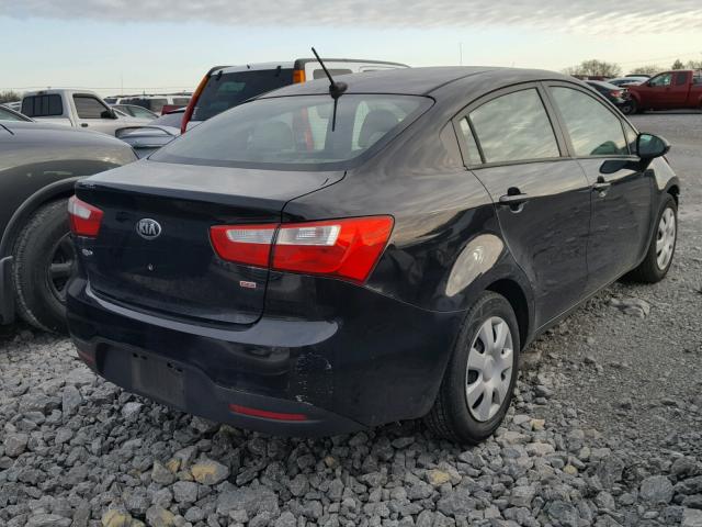 KNADM4A34D6189449 - 2013 KIA RIO LX Սև լուսանկար 4
