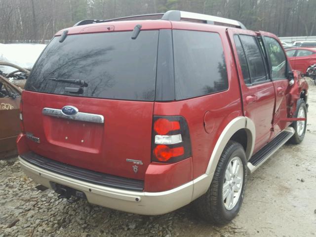 1FMEU74876UB11208 - 2006 FORD EXPLORER E RED photo 4