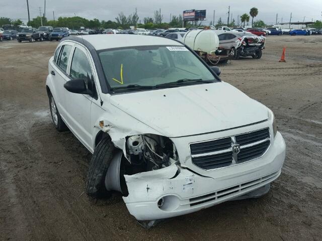 1B3HB48B78D784435 - 2008 DODGE CALIBER SX WHITE photo 1