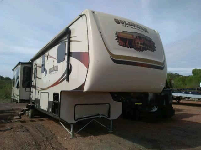 4EZFV3623F6055584 - 2015 GOLD 5TH WHEEL BROWN photo 1