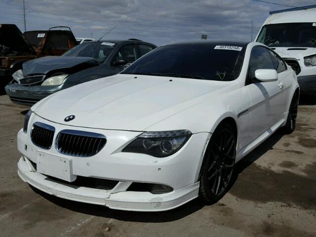 WBAEA53539CV92476 - 2009 BMW 650 I WHITE photo 2