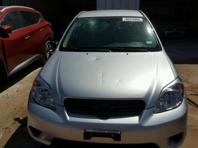 2T1KR32E77C681959 - 2007 TOYOTA COROLLA MA SILVER photo 9