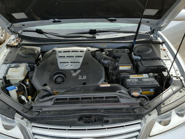 KMHFC46FX7A183881 - 2007 HYUNDAI AZERA SE SILVER photo 7