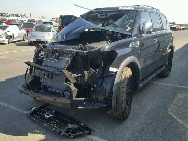 JN8AY2NE8H9708277 - 2017 NISSAN ARMADA PLA BLACK photo 2