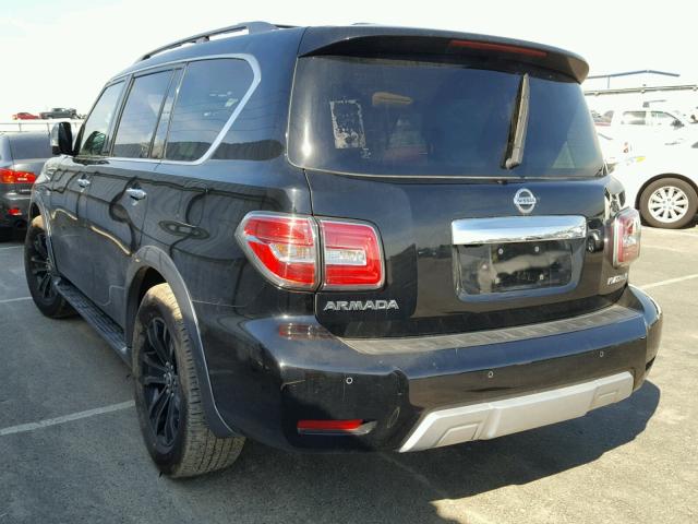 JN8AY2NE8H9708277 - 2017 NISSAN ARMADA PLA BLACK photo 3