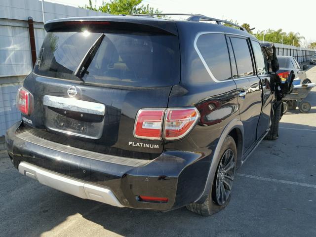 JN8AY2NE8H9708277 - 2017 NISSAN ARMADA PLA BLACK photo 4