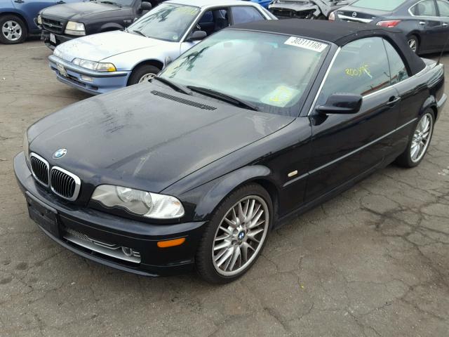 WBABS53412EV88816 - 2002 BMW 330 CI BLACK photo 2