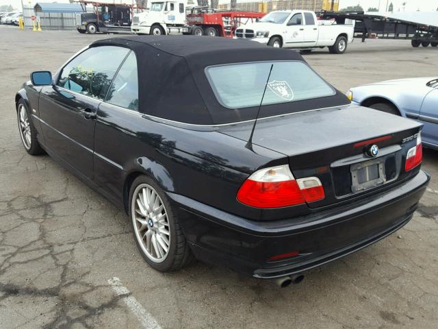 WBABS53412EV88816 - 2002 BMW 330 CI BLACK photo 3