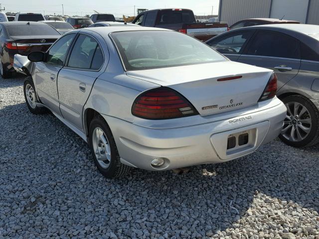 1G2NE52FX3C108929 - 2003 PONTIAC GRAND AM S ვერცხლისფერი ფოტო 3